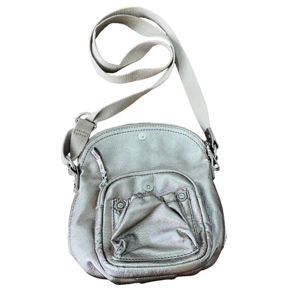 NEW The Sak Small Platinum Gold Crossbody Bag - Picture 1 of 10